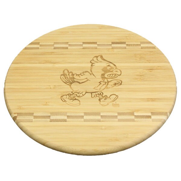 Round Walking Cy Bamboo Charcuterie Board